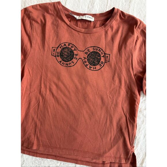 Sproet & Sprout Short Sleeve Shirt Size 5-6 - Picture 2 of 8